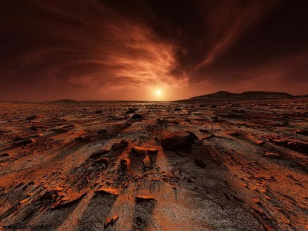 Поверхность Марса, снимок NASA